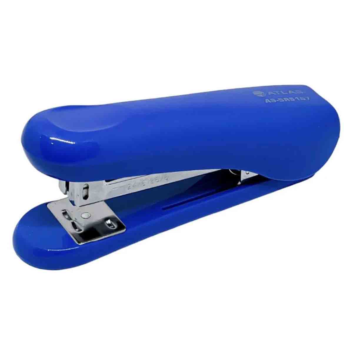Atlas Blue Half Strip Metal Stapler with Staple Remover|The Kanaa