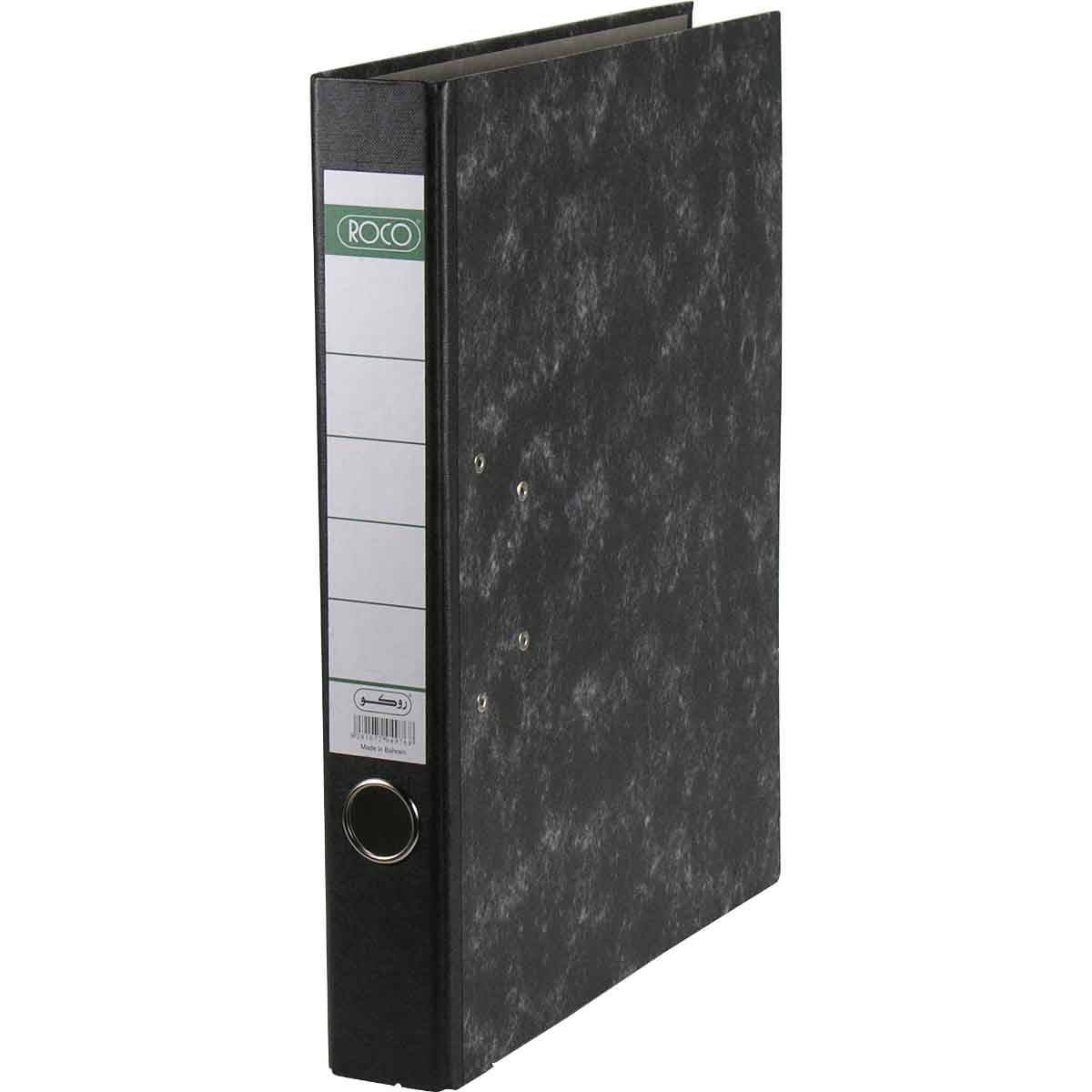 Roco 2" F4/A4 Black Pressboard Standard Box File|The Kanaa